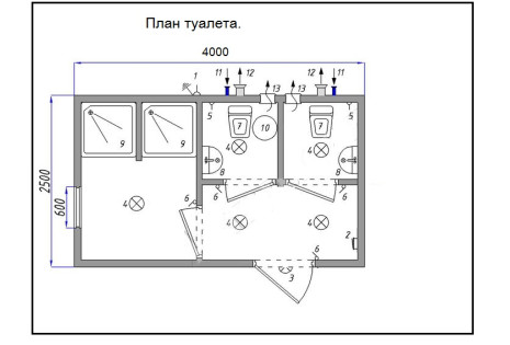 Санітарний модуль СМ7